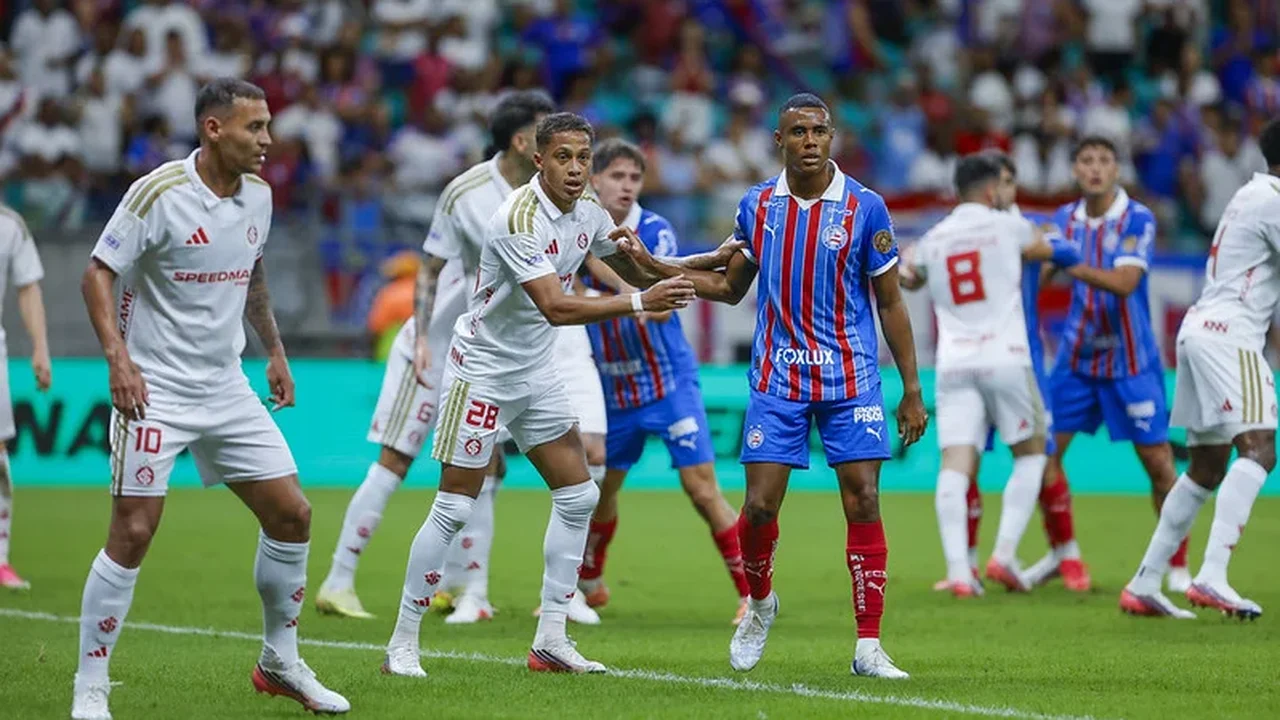 Bahia vence batalha de cinco gols e derruba o Inter ao Z-4