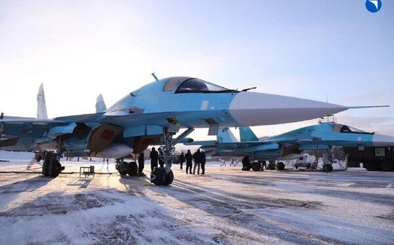 Forças Aeroespaciais da Rússia recebem novo lote de caças Su-34