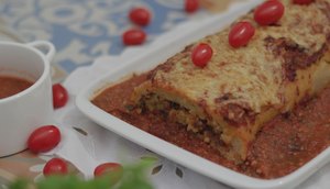 Rocambole de batata