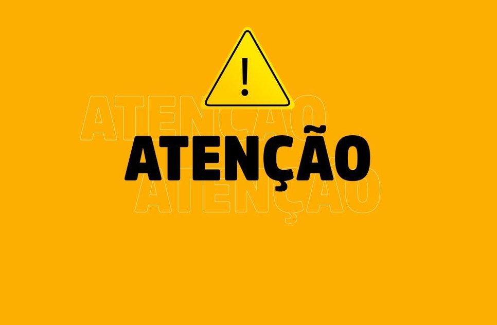 AVISO ATENÇÃO SMTT