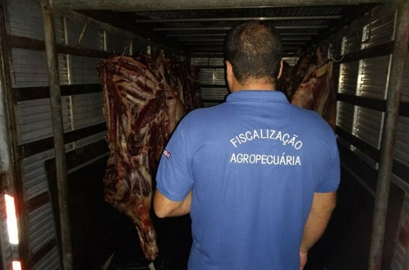 Carne de origem clandestina é apreendida em União dos Palmares