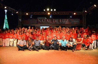 Abertura do Natal de Luz emociona população de Palmeira dos Índios