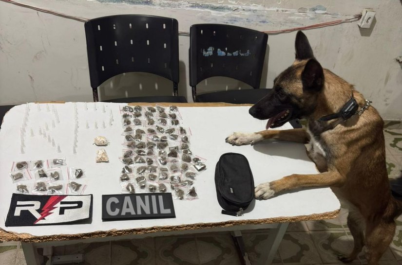 Em Arapiraca, PM flagra tráfico de drogas e porte ilegal de arma