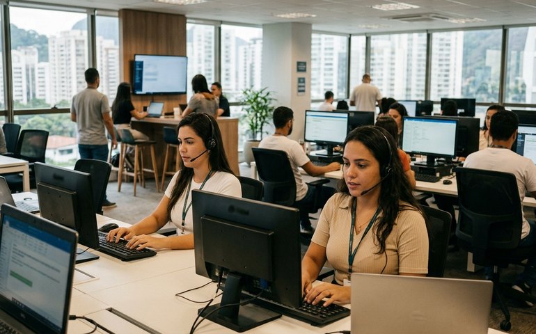 Setor de serviços atinge novo recorde em fevereiro de 2026, aponta IBGE