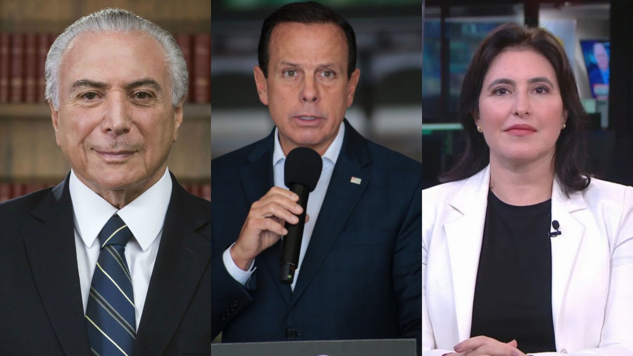 Doria janta com Temer e Tebet para discutir terceira via