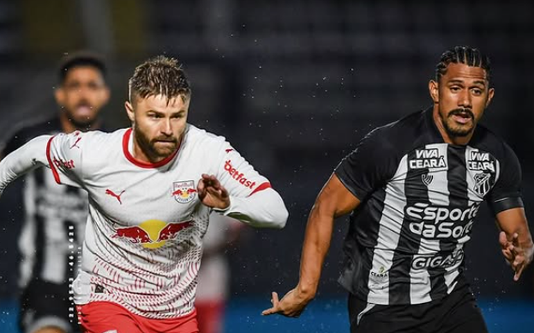 Red Bull Bragantino marca no fim e evita derrota para o Ceará no fechamento da 1ª rodada