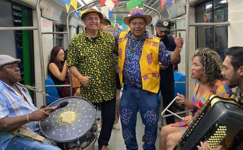 Forró no VLT começa neste sábado (7) e anima os trilhos de Maceió durante todo o mês de junho