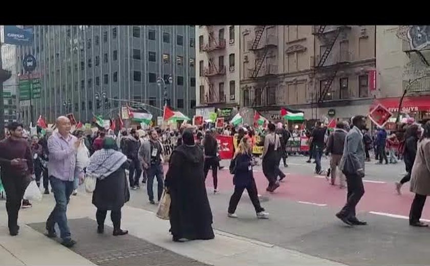 Manifestantes pró-Palestina e pró-Israel fazem atos em São Paulo