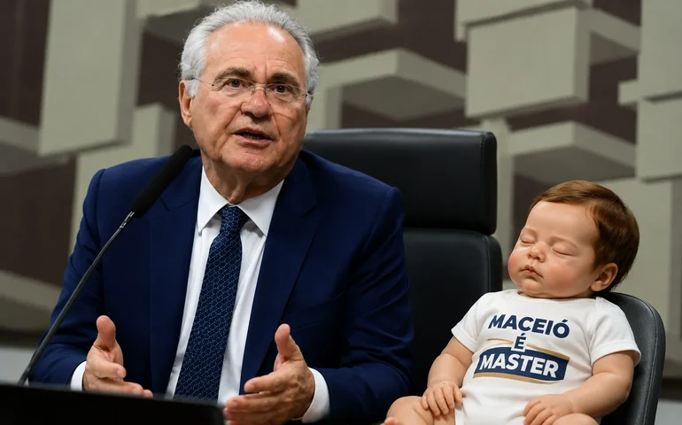 Do berçário à CAE: Renan apresenta o “bebê reborn” da política alagoana