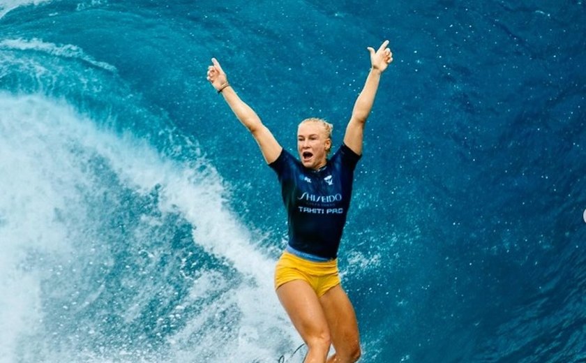 Tati Weston-Webb esperava o ouro na final do surfe: 'Minha última onda valia a nota'
