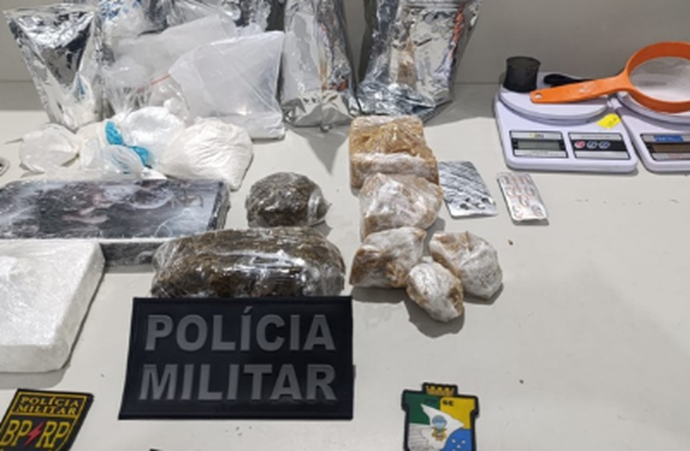 5kg de drogas / Foto: Reprodução: Foto SSP