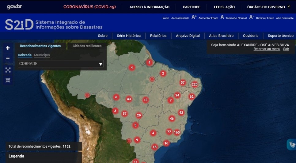 CALAMIDADE PÚBLICA GOVERNO FEDERAL