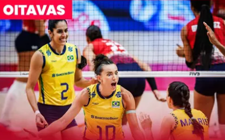 Brasil vira sobre a República Dominicana e avança às quartas do Mundial de vôlei feminino