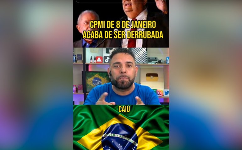 É falso que CPMI do 8 de janeiro acaba de ser derrubada
