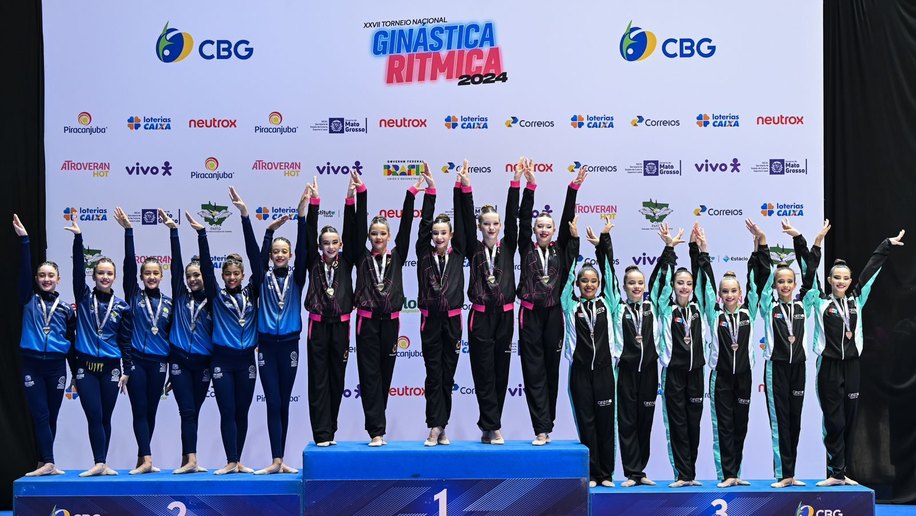 FAEC comemora conquista de ginastas alagoanas no Torneio Nacional de Ginástica Rítmica em Cuiabá