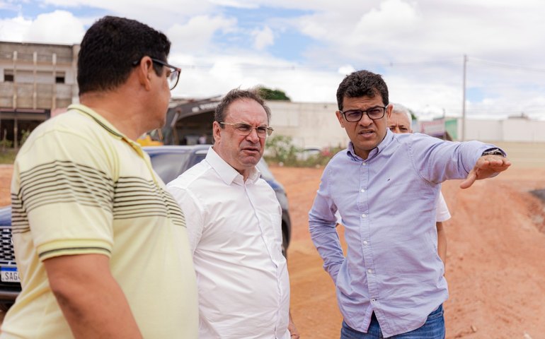 Mobilidade urbana: binário avança e vai melhorar fluxo na área central de Arapiraca