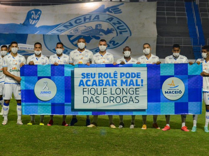 Clubes do futebol alagoano reforçam campanha de Prevenção às Drogas em Maceió