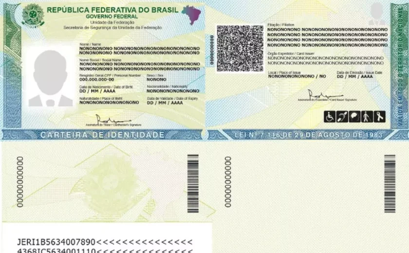 Nova carteira de identidade começa a ser emitida na próxima semana