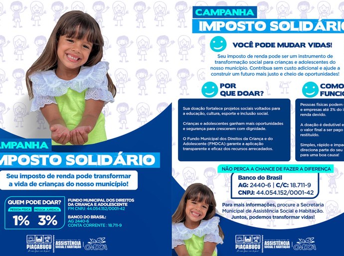 Piaçabuçu: Um pequeno gesto, um futuro melhor para nossas Crianças