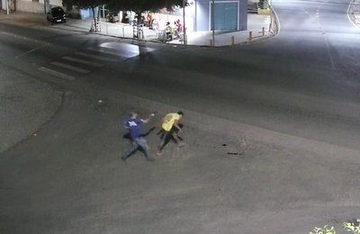 Palmeira: videomonitoramento flagra momento exato de um assassinato na madrugada deste domingo 