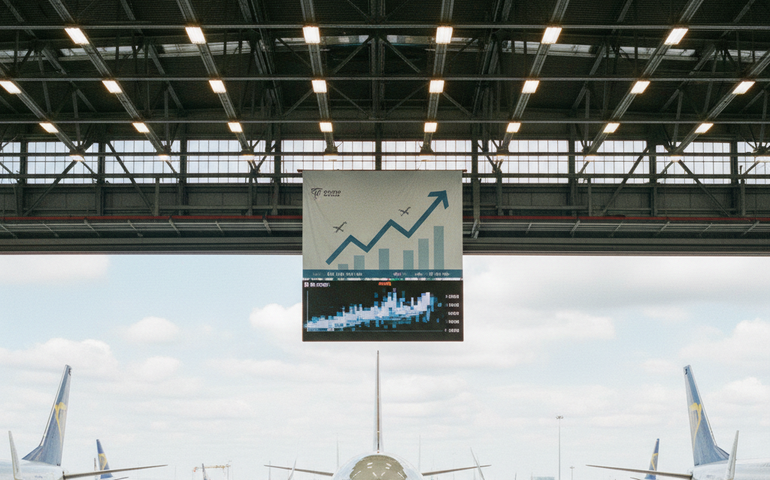 Ryanair eleva projeções com forte demanda e entregas antecipadas de jatos pela Boeing