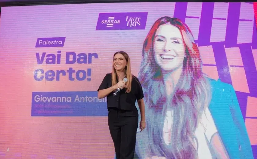 Giovanna Antonelli Inspira Empreendedoras em Evento do Sebrae Alagoas