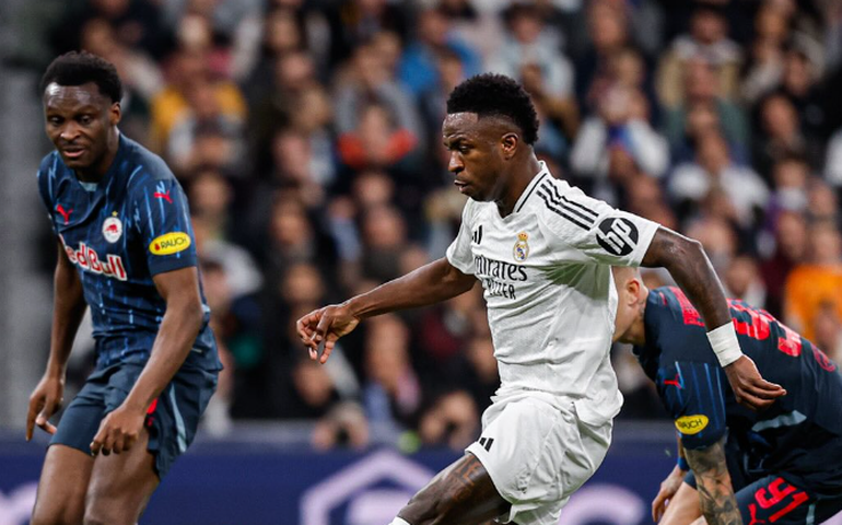 Vini Jr e Rodrygo brilham em goleada do Real na Liga dos Campeões; City perde e se complica