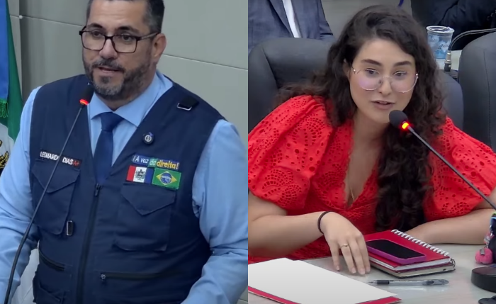 Momento aconteceu durante sessão nesta terça-feira