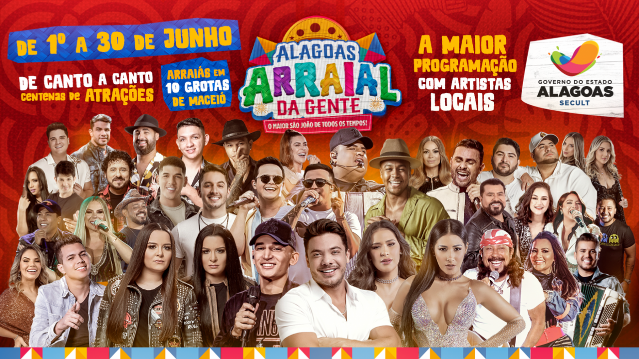 Com atrações todos os dias, São João de Alagoas vai gerar mais de 30 mil empregos