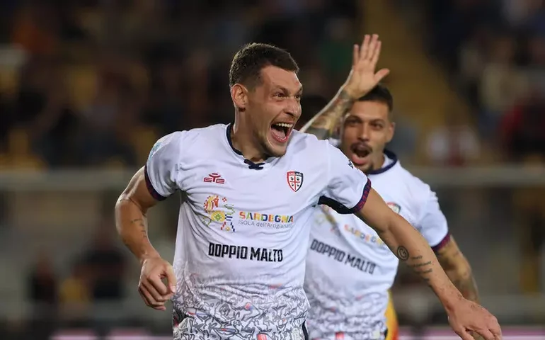 Com Belotti inspirado, Cagliari derrota Lecce pela Série A