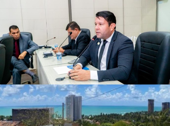 Vereador Allan Pierre propõe a construção de um Mirante para ponto turístico na Rota do Mar, em Jacarecica