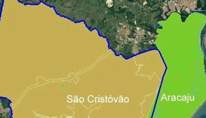 Limites entre Aracaju e São Cristóvão / Foto: Reprodução/Internet