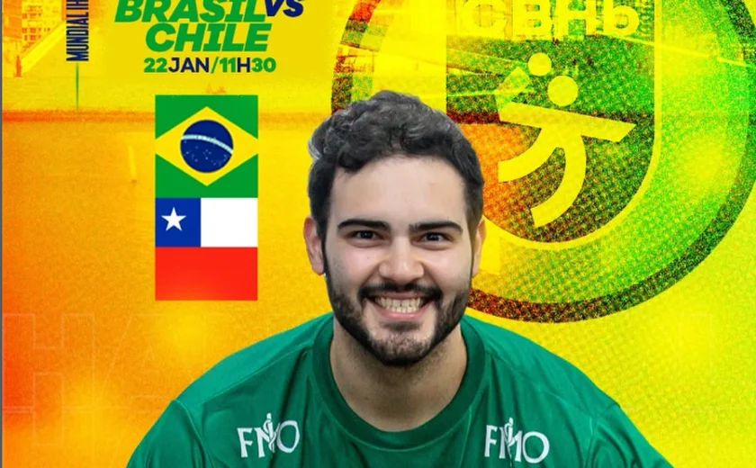 Brasil leva susto, mas vence Chile em estreia na 2ª fase no Mundial de Handebol