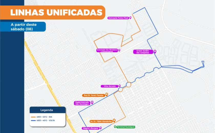 Linhas de ônibus que atendem o Eustáquio Gomes serão unificadas