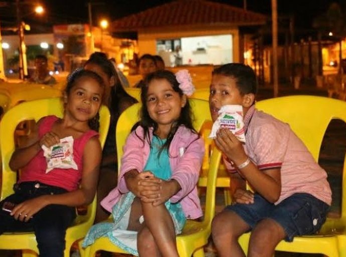 Cultura leva ‘Cinema na Praça’ para o município de Senador Rui Palmeira