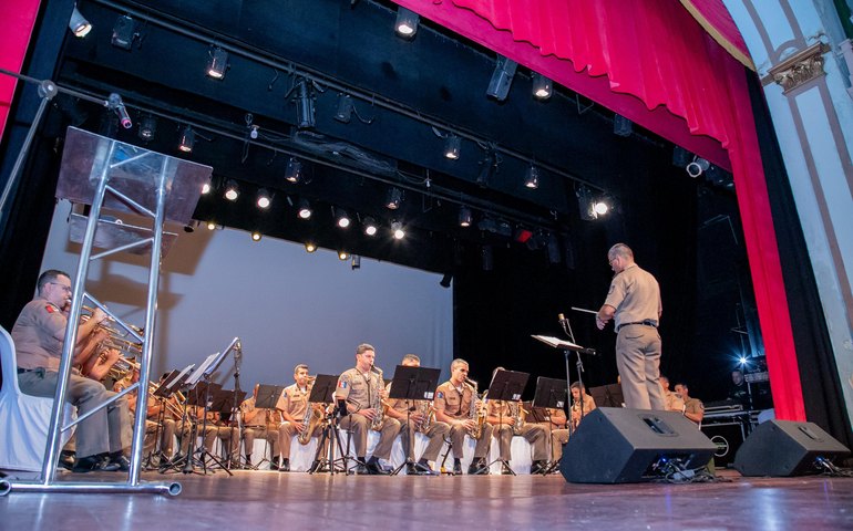 Polícia Militar promove concerto sinfônico em celebração aos 173 anos da Banda de Música da Corporação