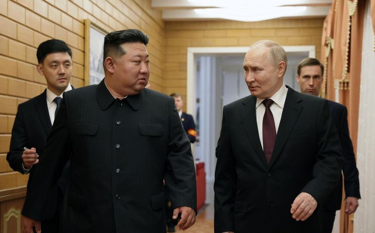 Kim Jong-un quer ampliar laços comerciais, científicos e técnicos com a Rússia, diz mídia