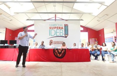 Supera Ideb: Prefeito Cacau lança programa educacional em Marechal