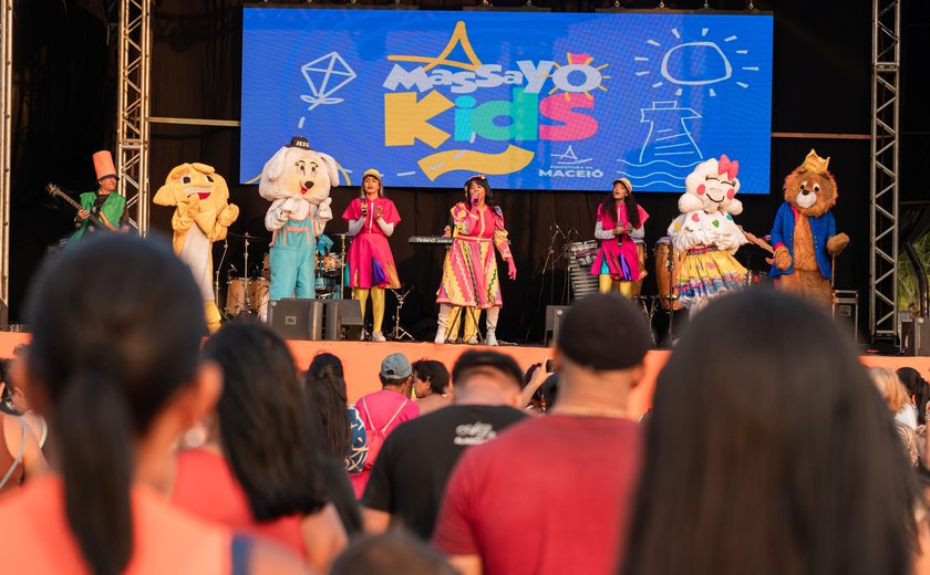 Festival Massayó Kids marcou fim de semana com alegria, diversão e brincadeiras