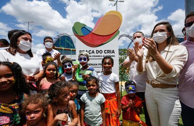 Pilar recebe a primeira Praça CRIA, com brinquedos inspirados na cultura do Estado