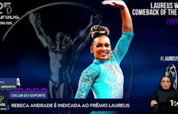 Rebeca Andrade é indicada ao prêmio Laureus