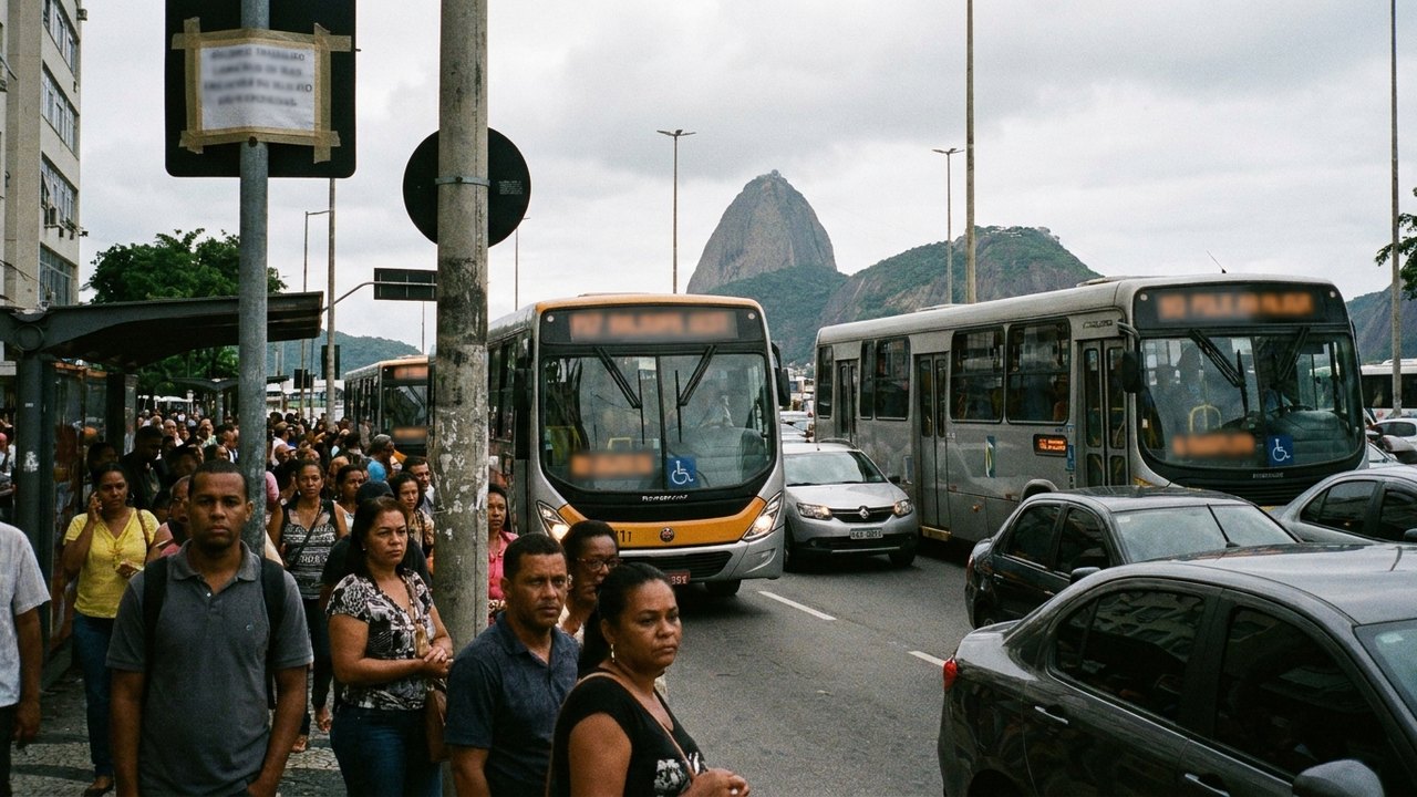 Motoristas de ônibus aprovam greve no Rio; Justiça determina 50% da frota nas ruas