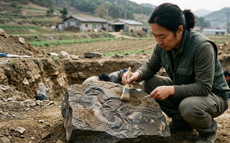 Dinossauro semelhante a peru peludo é identificado na Coreia do Sul