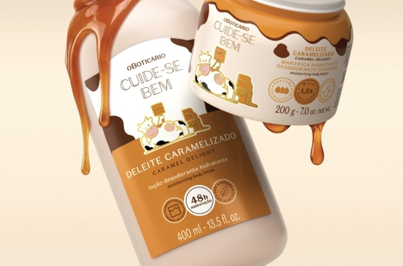 Com crescimento de +61% na marca Cuide-se Bem em 2025, o Boticário aposta em estratégia ‘cross category’ com Milky Moo para alavancar lançamento de Deleite Caramelizado