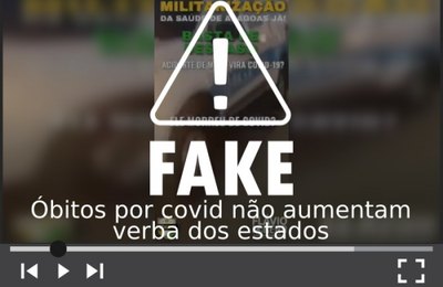 É falso que Estado fraude atestado e receba verba por óbito registrado como Covid-19