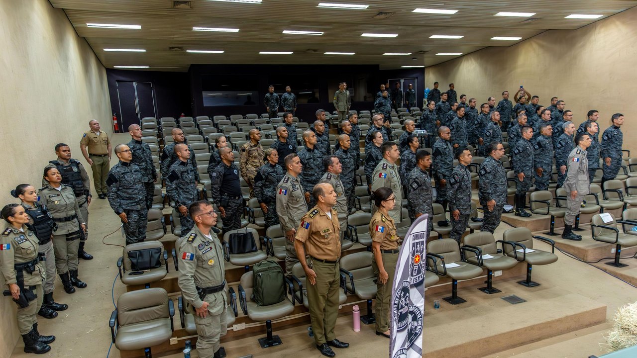 Polícia Militar promove aula inaugural de mais um Curso de Policiamento Montado