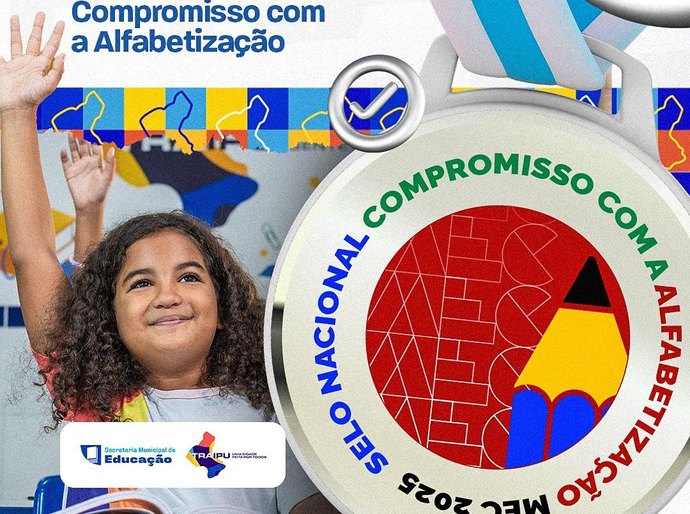 Traipu conquista Selo Prata no Compromisso com a Alfabetização