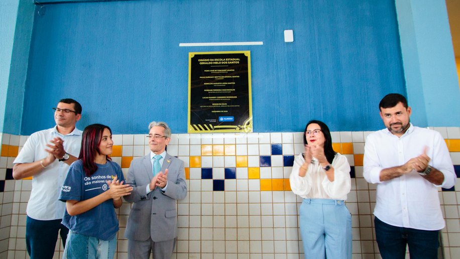 Governo de Alagoas entrega mais um ginásio poliesportivo em escola estadual de Maceió