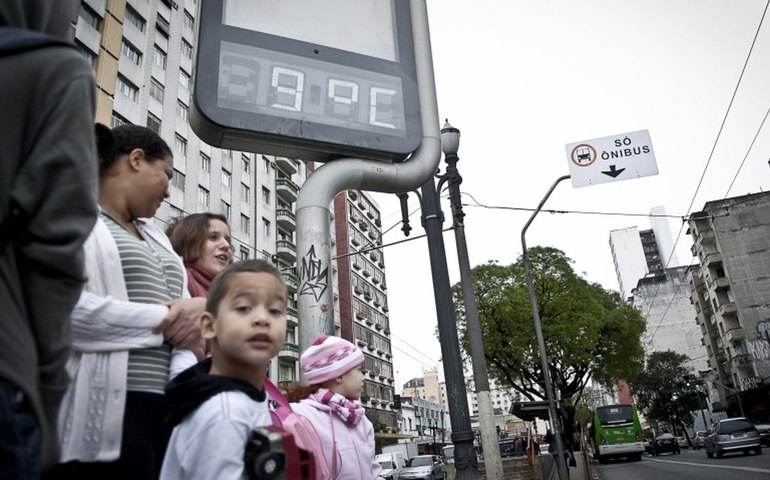 Frente fria derruba as temperaturas em São Paulo