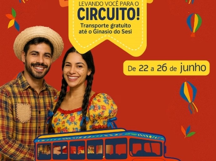 Prefeitura de Penedo oferece transporte gratuito para o Circuito Alagoano de Quadrilhas Juninas